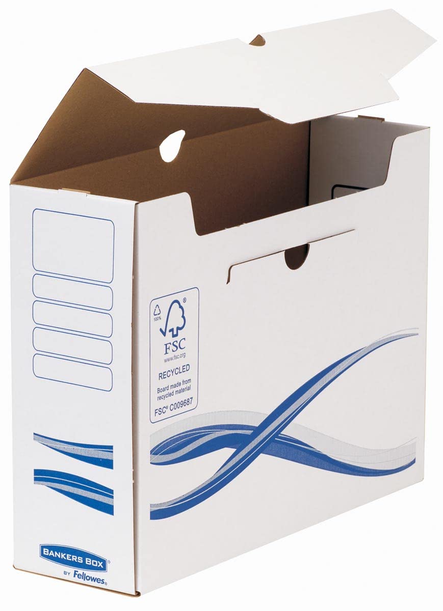Bankers Box 4460202 Basic scatola archivio, 100 X 250 X 325 mm