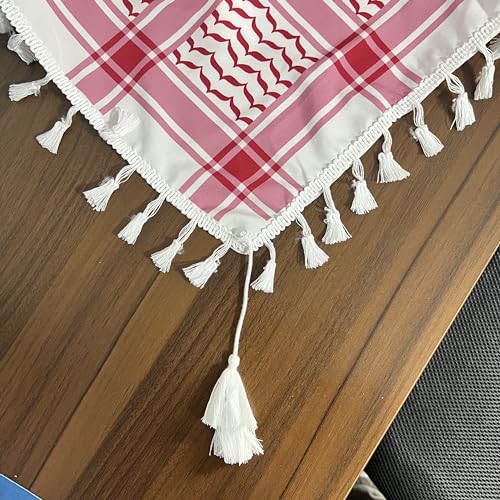 Palestine Scarf, Tactical Desert Scarf الاقصى Arab Arafat Scarf Keffiyeh Tassel Scarf Muslim Hijab Headband Shawl3