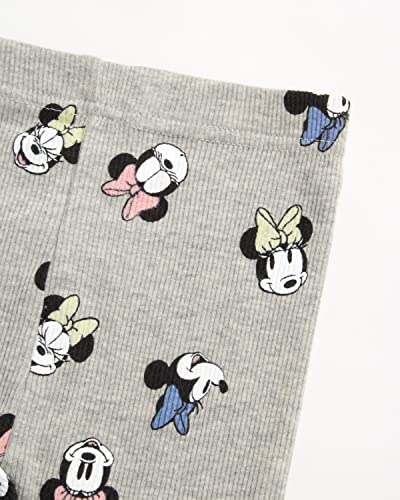 Disney Minnie Mouse Little Girls' Leggings Set - 2 Piece T-Shirt and Leggings Pants Set (Size: 12M-6X)4