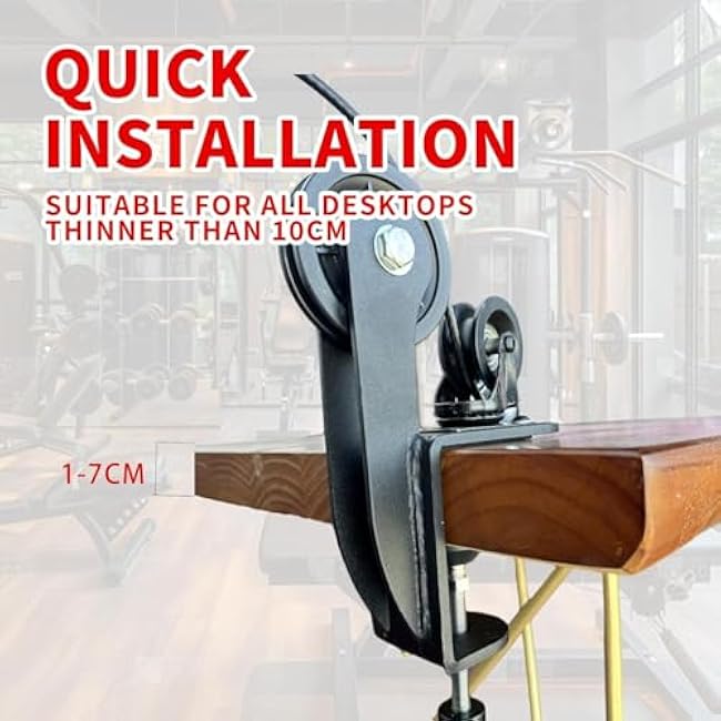 Arm Wrestling Training Equipment, Arm Wrestling Training Table Pulley Cable System, Fitness Wrist & Forearm Strengtheners for Adults Professional and Biceps Training