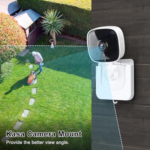 Image of 2 Pack Self Adhesive Wall Mount Bracket for Tapo Indoor Security Camera C100 /C101 /C110 /C111 /Kasa Smart Security Camera EC60 /KC400 /KC100 /KC105 No Drilling Wall Mount Bracket for TP-Link Camera