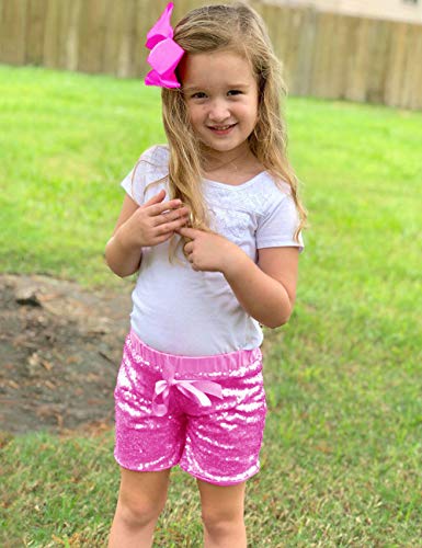 Cilucu Baby Girls Shorts Toddler Sequin Shorts Sparkles on Both Sides3