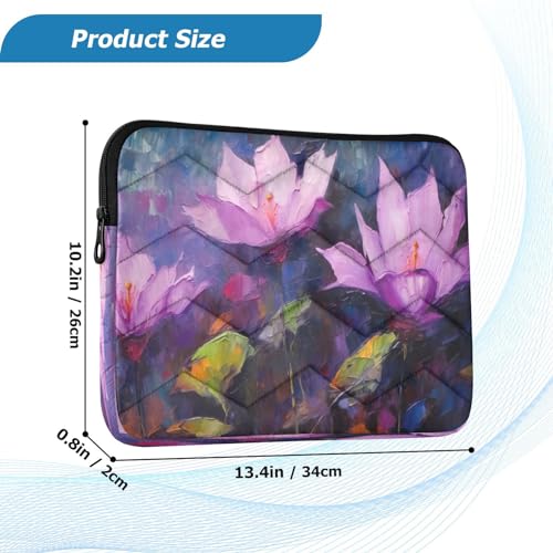 Funda para portátil 13-14 pulgadas con diseño acuarela miniatura 3