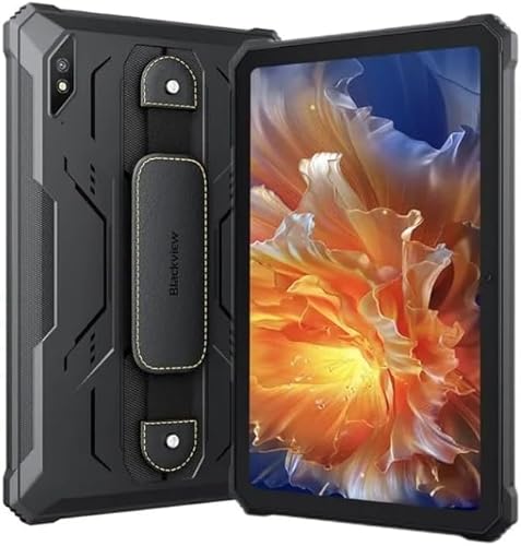 NEUJD Blackvie Active 8 Android 13 - Tabletas resistentes T616 Octa Core de 6 GB + 128 GB, pantalla de 26 cm, pantalla 2.4 K, 22000 mAh, 33 W, carga dual 4G (negro)