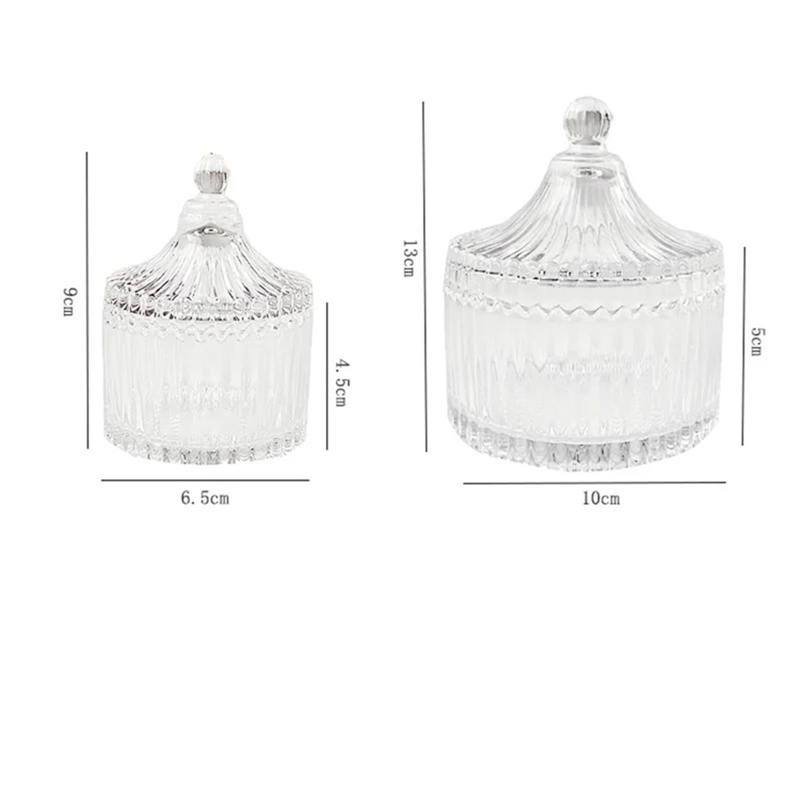 Zuckerdose Glas Vorratsdose aus Glas, Zuckerdose und Salz
