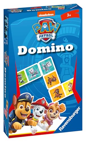 Ravensburger Mitbringspiel - 20845 - Paw Patrol Domino - Das bekannte Legespiel für Kinder ab 3 Jahren