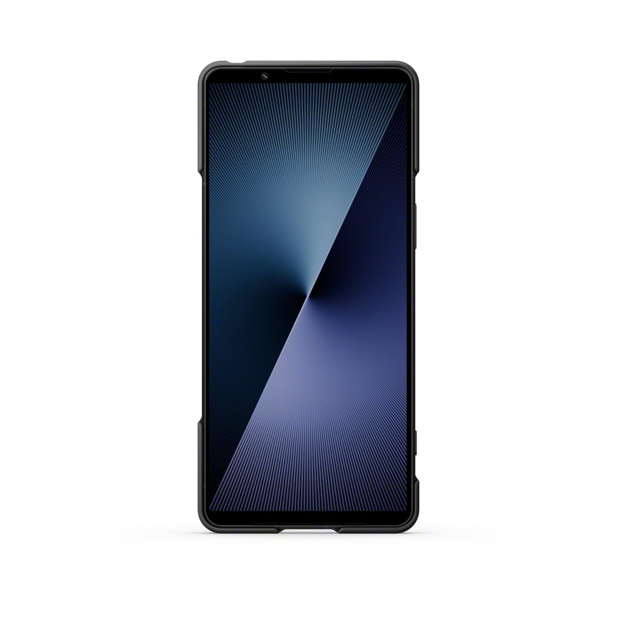 Sony Stylowa osłona z podpórką do smartfonu Xperia 1 VII | Pasek zapobiegający | Uniwersalna podpórka i nowy pasek z pierścieniem z myślą o wygodzie i lepszej ochronie, Czarny