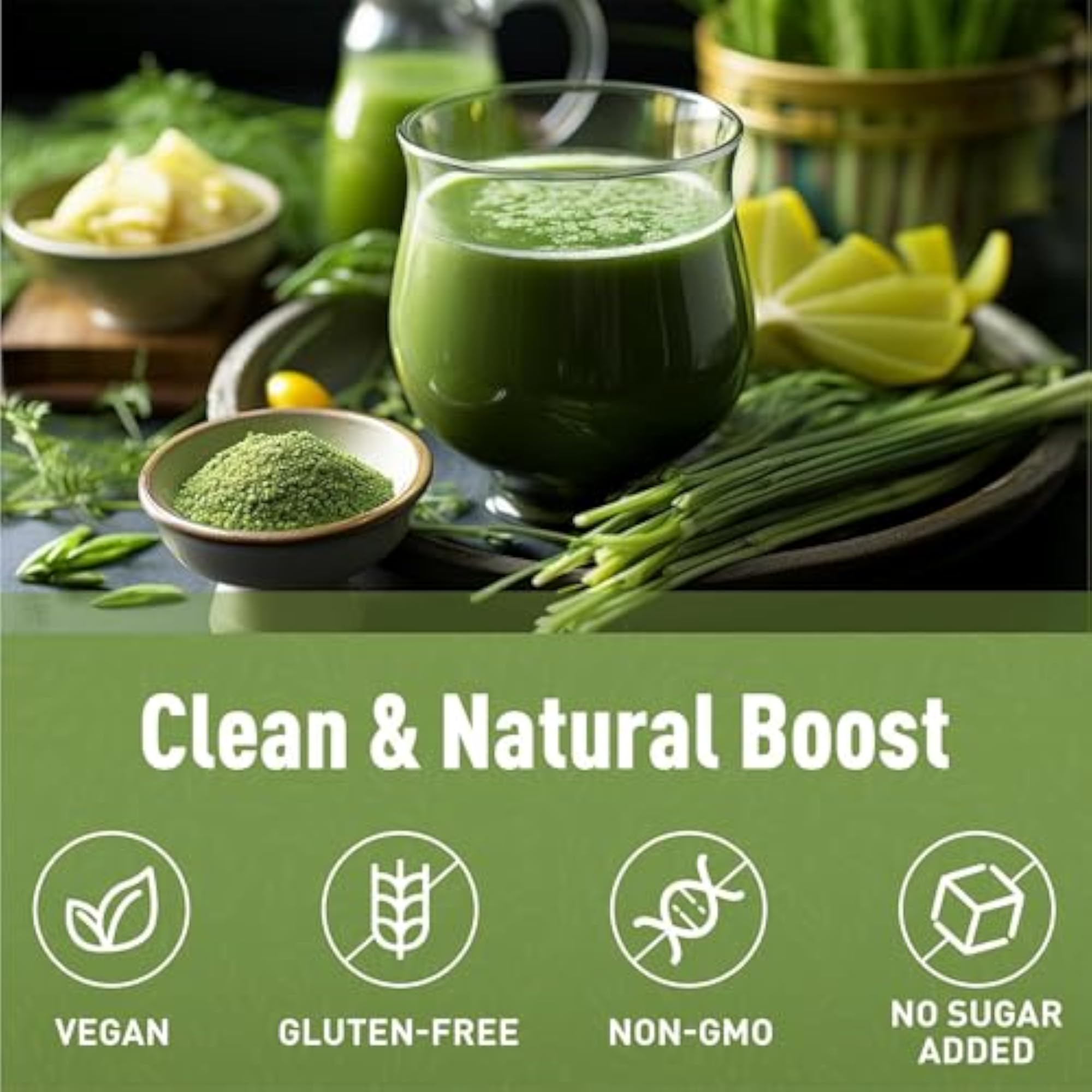 Nimadi Zone Wheat Grass Powder - 200 GM