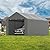 GOJOOASIS Car Port Canopy Tent Carport 10'x20' Car Tent Portable Garage, Tents for Car Waterproof & UV Protected for Wedding, Garden Shelter, Storage Shed (Gray)