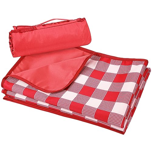 Tirrinia-60x-80-Picnic-Waterproof-outdoor-Blanket-Outdoor-Windproof-Extra-Large-Lightweight-Blanket-Foldable-Camping-Blanket-for-Travel-Family-Concerts-Plaid-Red