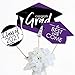 Big Dot of Happiness Purple 2025 Graduation Party Centerpiece Sticks - Table Toppers - Set of 15