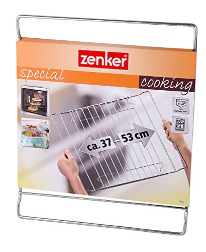 Zenker "Special Cooking" Adjustable Oven Rack, Silver, 14.57-22.44 x 12.80"