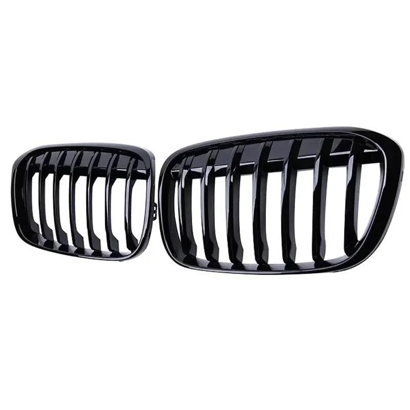 Grille avant voiture noire brillante pour BMW X1 F48 idéale pour sublimer vos trajets urbains