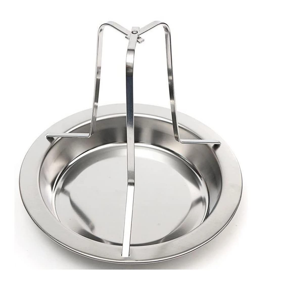 Lattina di Birra in Acciaio Pollo Tacchino Griglia Griglia per Forno Griglia per Barbecue Supporto per Staffa Vassoio Tacchino Griglia Verticale per pollame
