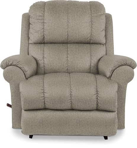 Image of La-Z-Boy Neal Rocking Recliner, Marble | Tall Scale with Tailored Cushions