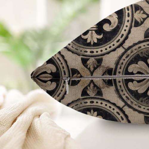Housse coussin extérieur imperméable 50x50cm avec impression double face - 5