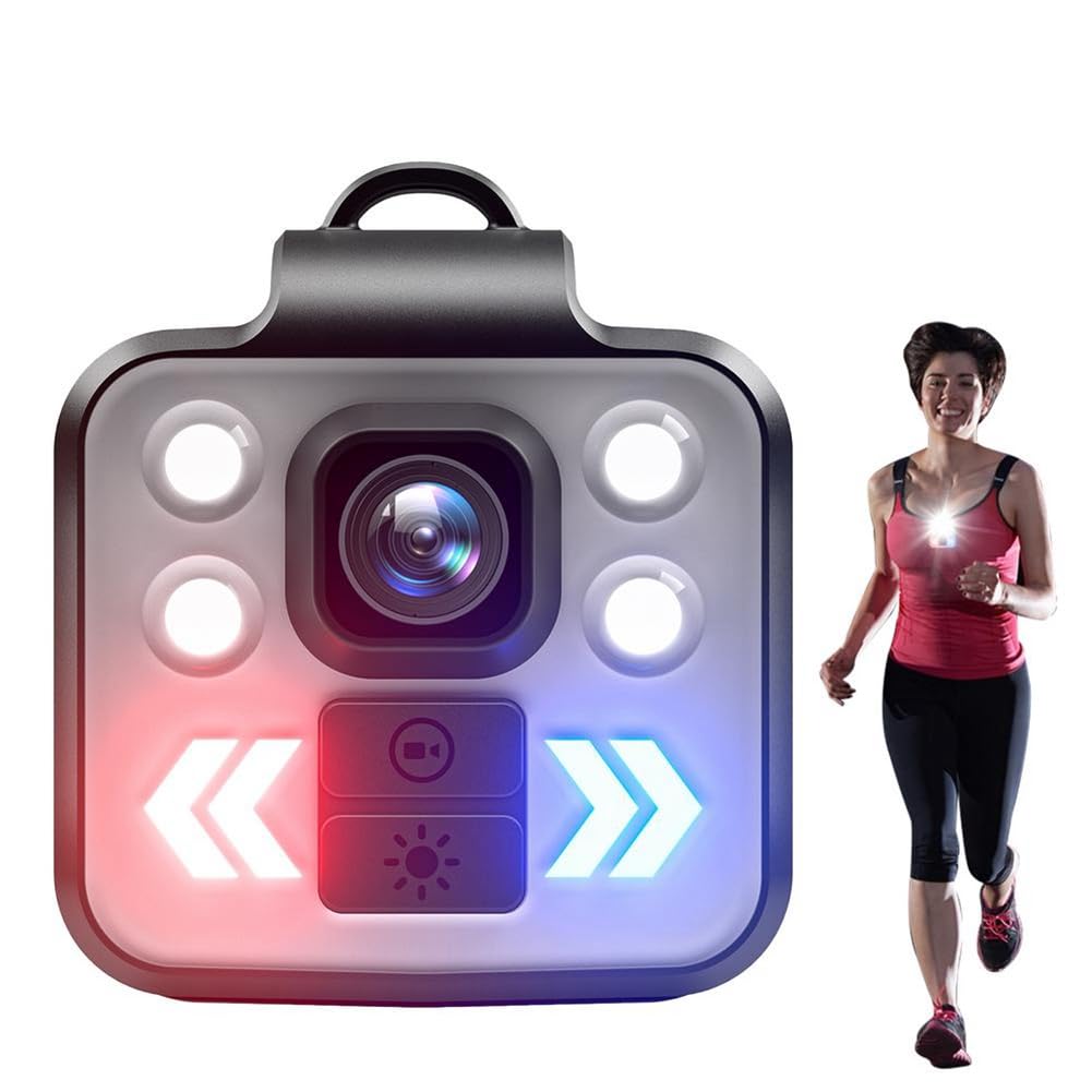 Mini videocamera per il corpo Videoregistratore sportivo per visione notturna Registratore 1080P HD per applicazione della legge all'aperto domestica