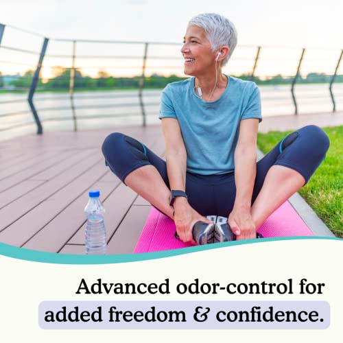 Because Premium Incontinence Pads For Women - Discreet, Individually Wrapped Liners - Moderate Absorbency, 20 Count (Pack Of 1) #TOP2
