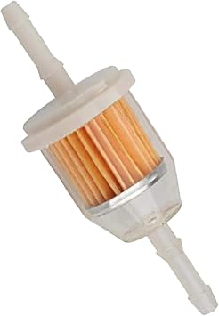 25 050 22-S Inline Fuel Filter Am116304 for John Deere Kohler Gy20709 120-436 1/4 Inch and 5/16 Inch Fuel Line Replaces 71-5960 120-436 GY20709 38666 149-2206-01 21541500 98021(2Pack)