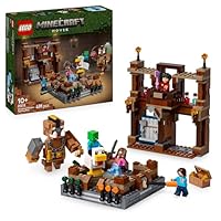 LEGO Minecraft Woodland Mansion Fighting Ring - Interactive Building Toy - incl. a Baby Zombie, Steve, Garret & Henry Minifigures - Movie Set for 10+ Year Old Boys, Girls & Gaming Fans - 21272