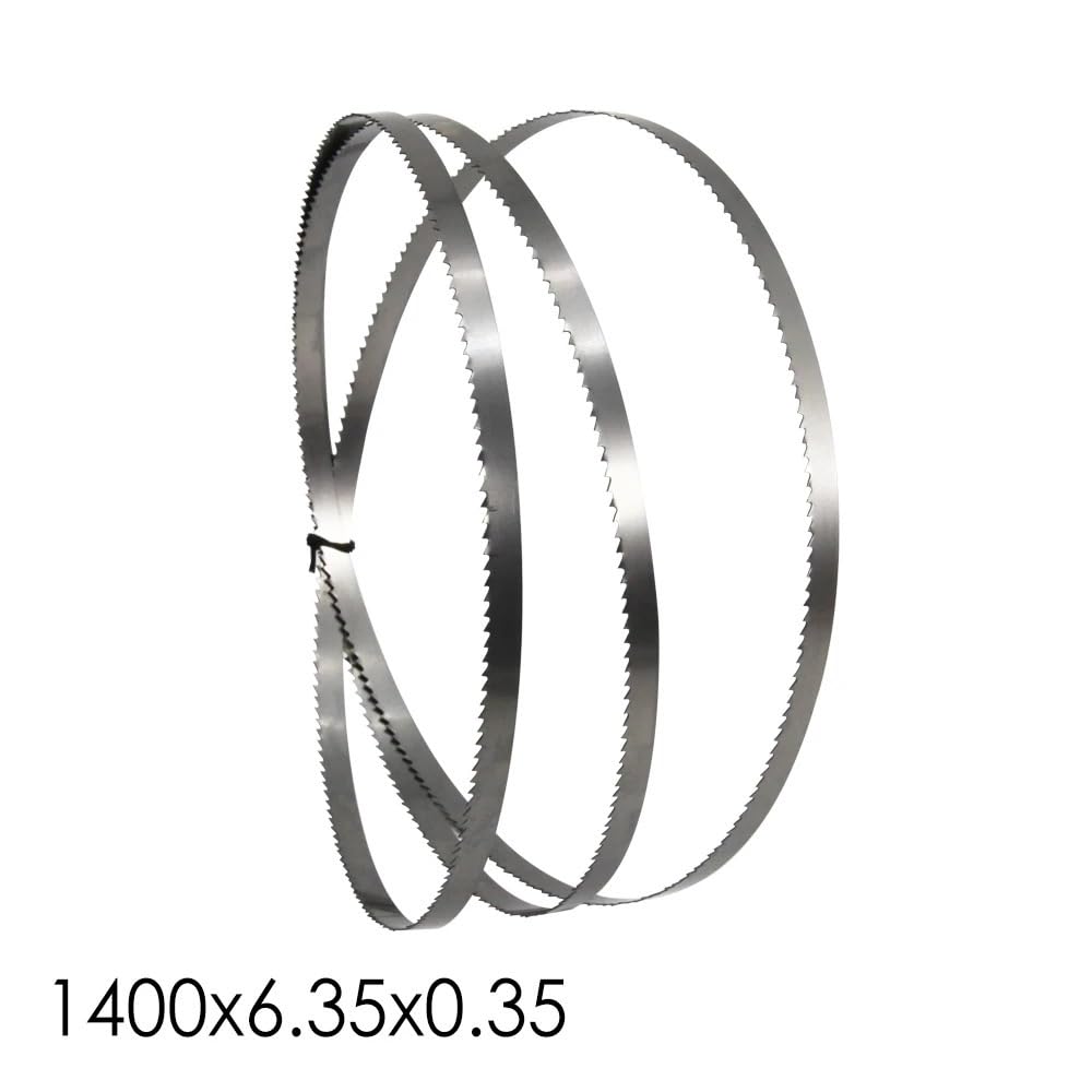 Lame Sega A Nastro 4 Pezzi - 1400x6.35x0.35mm Per Legno, Acciaio SK5, TPI 15 - Foto 5