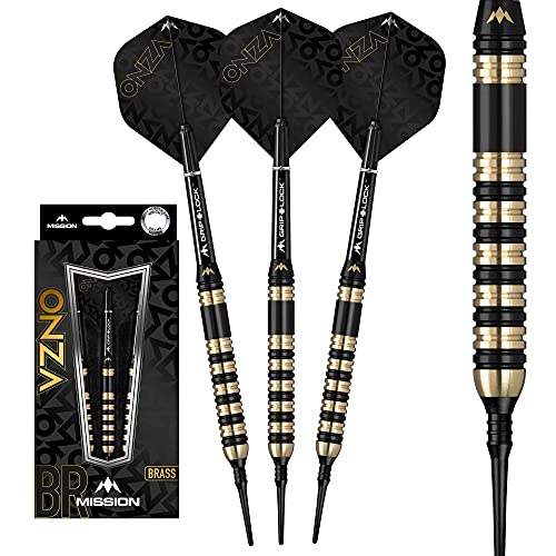 MISSION Onza M3 Brass Soft Tip - Fléchettes Pointe Plastique 20g Cover
