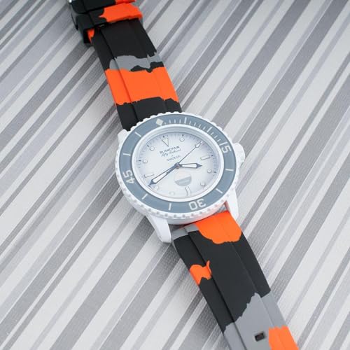 Image of StrapHabit Quick Release Rubber Watch Strap Band FKM 20mm 22mm 24mm