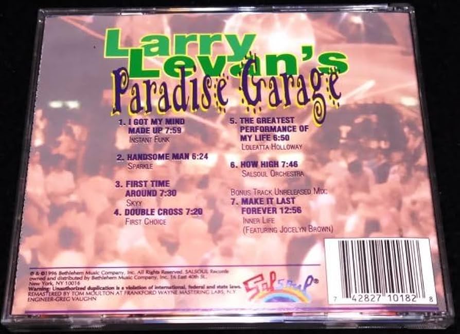 Larry Levan, Paradise Garage 2枚組 Salsoul 2枚組 Larry Levan, Paradise Garage,Salsoul