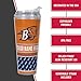 Rico Industries NCAA Bucknell Bison Standard 24oz Personalized Tumbler W/Hinged Lid - Team Colored Travel Tumbler - Keeps Drinks Cold or Hot