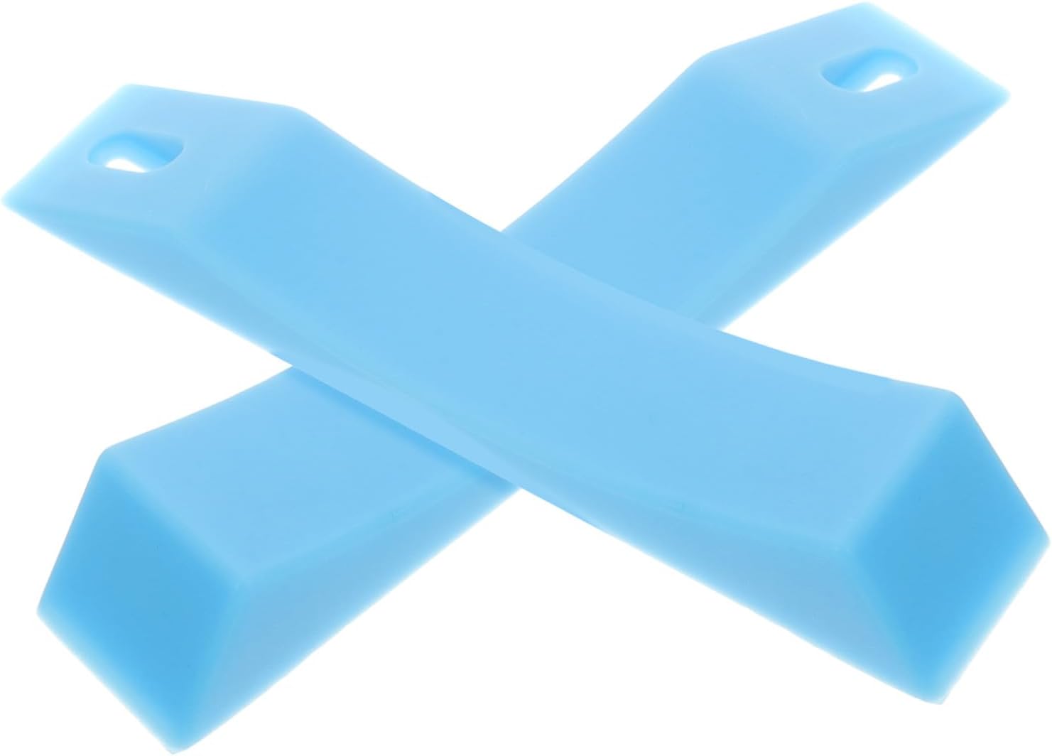 2pcs Camper Leveling Blocks Rv Leveling Ramps - Design Portable Silicone Wheel Chocks for Trailers Easy Installation Stable Support for Vehicles