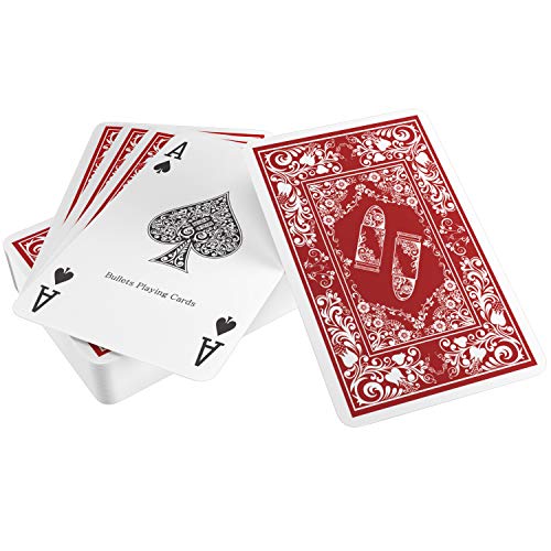 Pokerkarten Bullets Playing Cards – wasserfeste Spielkarten aus Kunststoff