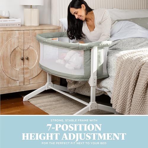 Image of Baby Delight Beside Me Serenity Bassinet, Organic Sage