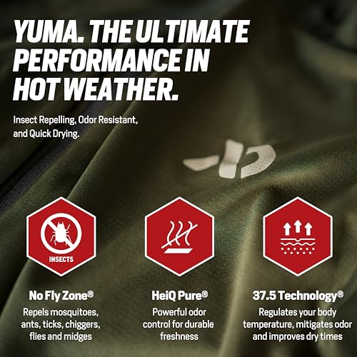 First Lite Men's Yuma Synthetic Short Sleeve Crew - Breathable Ultralight Camo Hunting Baselayer4