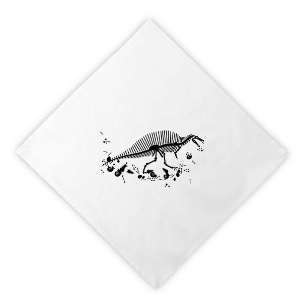 Serviettes en tissu dinosaure réutilisables pour éviter le gaspillage au déjeuner