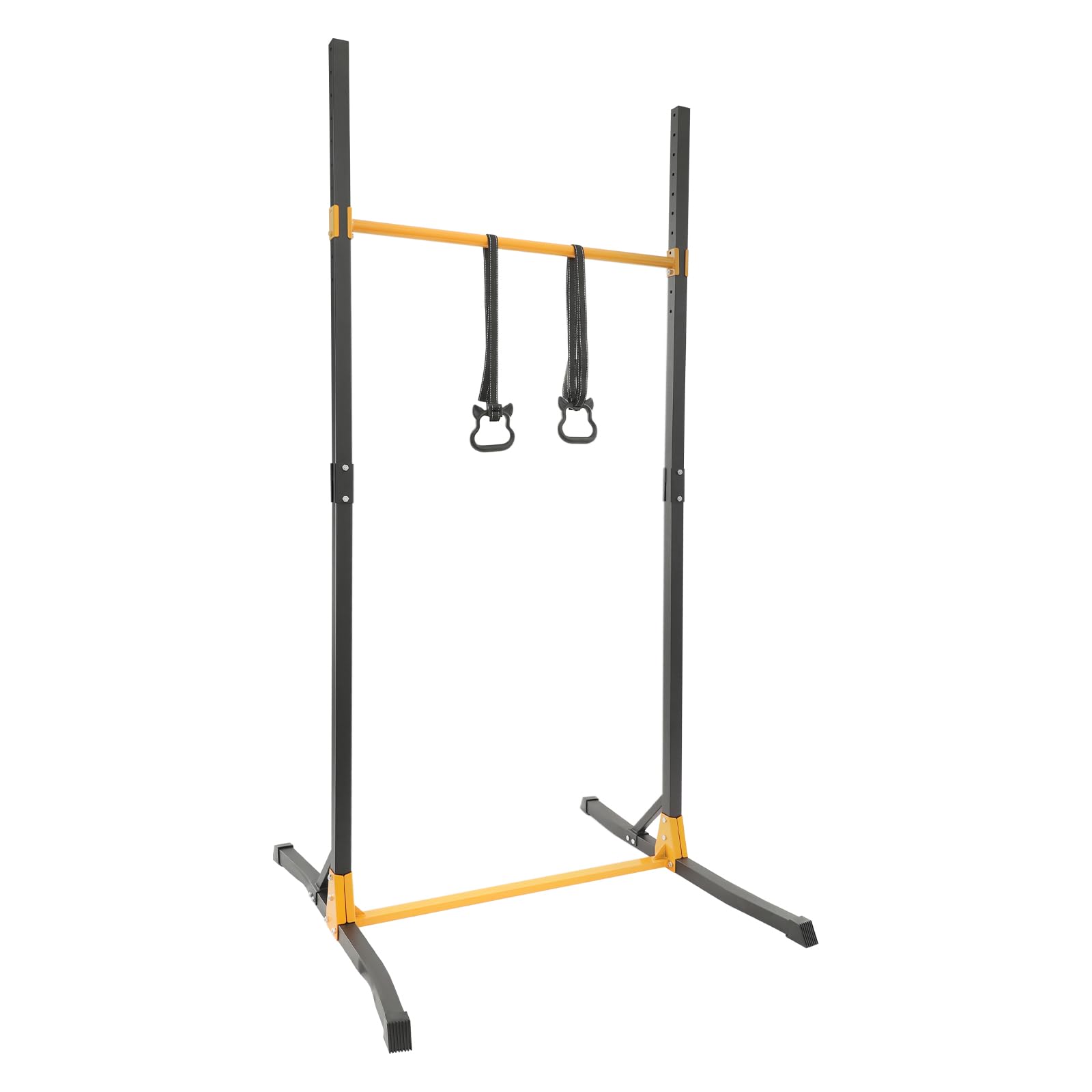 Barra per trazioni Power Tower Pull Up Bar regolabile multifunzione Home Gym Attrezzo per l'allenamento con anelli Pull-Up Station, strisce sospese, cinghie antiscivolo max 400 kg