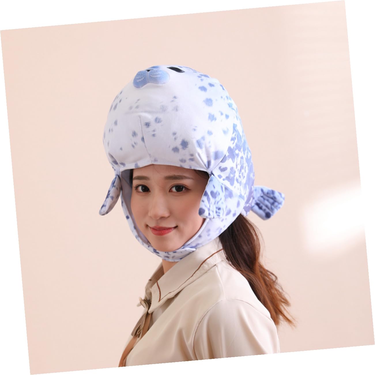 NOLITOY Cappello Costume Foca Morbido Unisex Unica per Adulti e Adolescenti Accessorio Versatile per Foto Performance e Cosplay Prop Fotografia Divertente