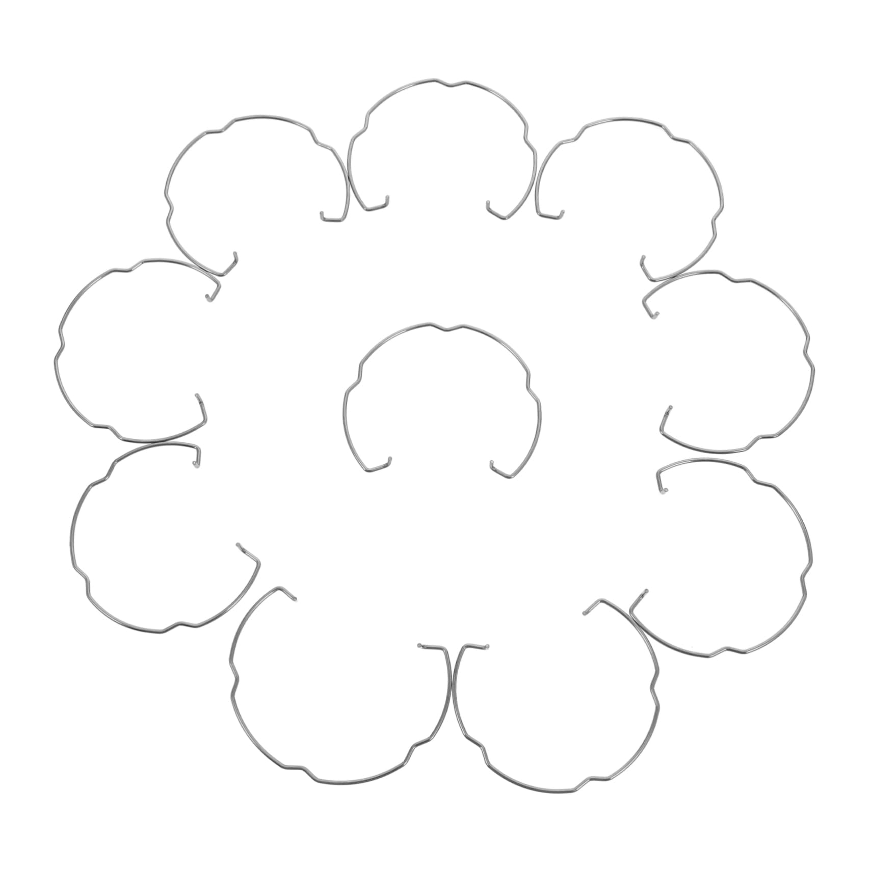 balacoo 10pcs Mr16 Spring Retaining Ring Clips for Mr16 Bulbs Easy Install Lighting Spring Clips for DIY Projects