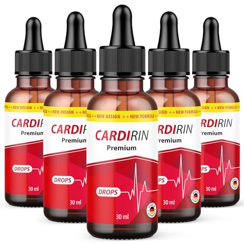 Cardirin Premium Drops | naturreines Pflanzenölkomplex | Qualität für Männer und Frauen | 30 ml pro Flasche (Rot 5)