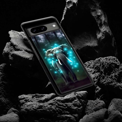 Coque Google Pixel 8 motif éléphant bleu pour vos sorties