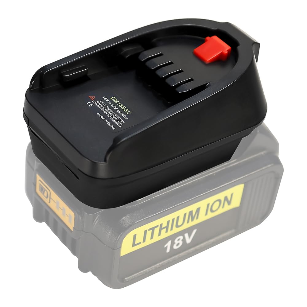 DW18BSC for Bosch 14.4V 18V system Green household home & garden lithium PBA power tools, converter for Dewalt 18V Lithium Battery to for Bosch PBA battery