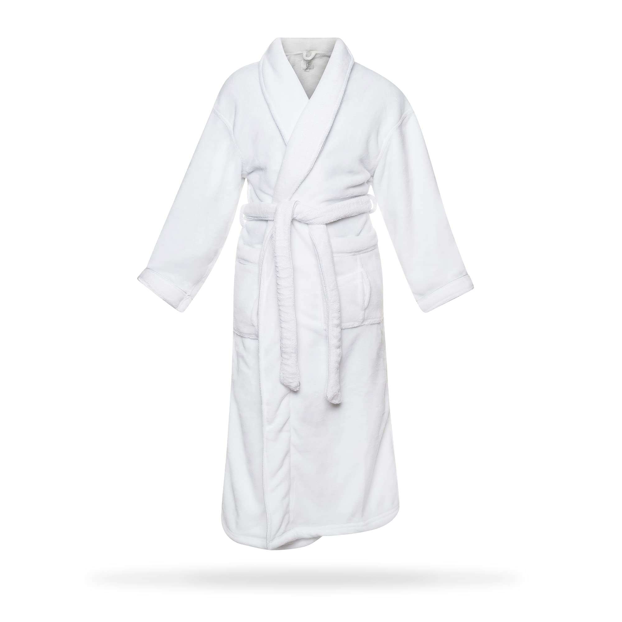 CHADSWORTH HAIG Minx Plush Bathrobe - Plush Interior and Exterior - Perfect Luxury Bathrobe for Men and Women