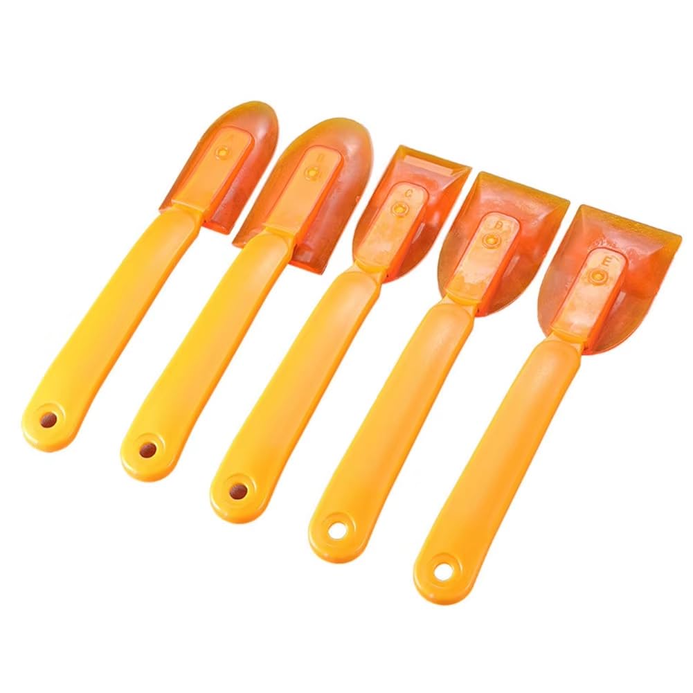 Udsknv[Ksl As Shown Caulking Tool 5Pcs Multifunctional Sealant Spatula Spreader Caulk Finishing Smoothing Tool Silicone