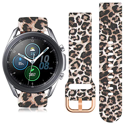 22mm watch Band for gear s3 frontier band silicone galaxy watch band 46mm Printed Band Breathable Replacement band Quick-Release Pin