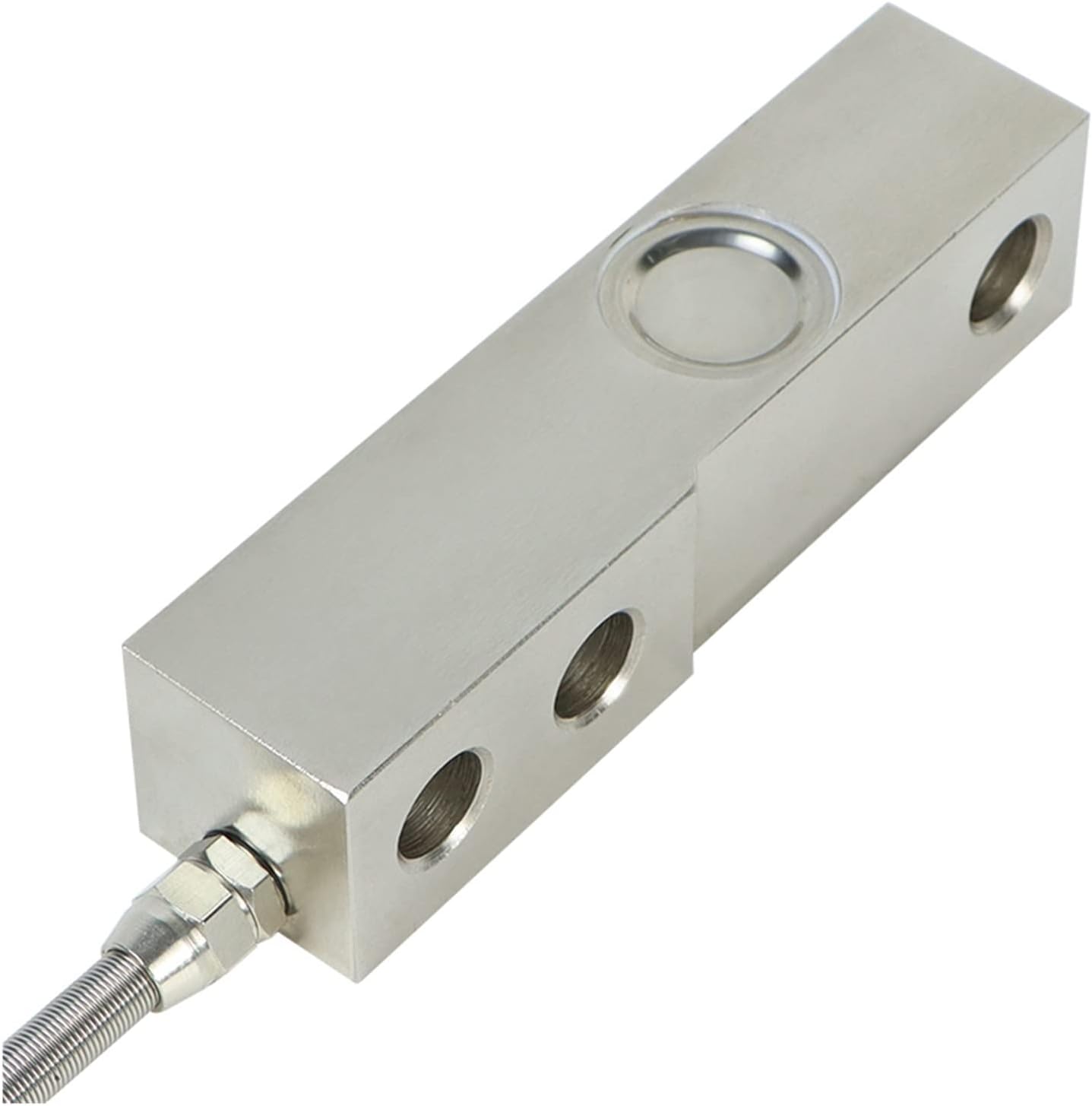Load Cells, Shear Beam Load Cell Cantileve Scale Weighing Sensor 50KG 1ton 3T 5T 10T Alloy Steel Electronic Platform Rail for Hopper Weight High Pressure Tension Weighing(1 ton) (Silver 10 ton)