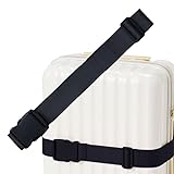 gowell ゴーウェル スーツケースベルト | トランクベルト ケースベルト ワンタッチ トラベルグッズ 旅行用品 旅行グッズ アウトドア 車 荷物 固定 シンプル 無地 (ネイビー)