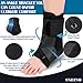 SNEINO Ankle Brace for Women & Men - Ankle Support Brace for Sprained Ankle, Ankle Stabilizer for Achilles, Tendon, Sprain, Injury Recovery, Lace up Ankle wrap for Running, Basketball, Volleyball (Medium)