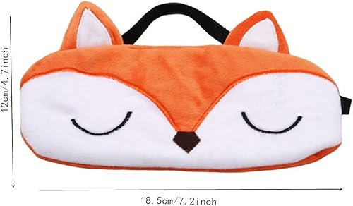 Miniatura 2 de Máscara de ojos para dormir con diseño de animales de dibujos animados 3D, con los ojos vendados, máscaras para dormir súper suaves y divertidas