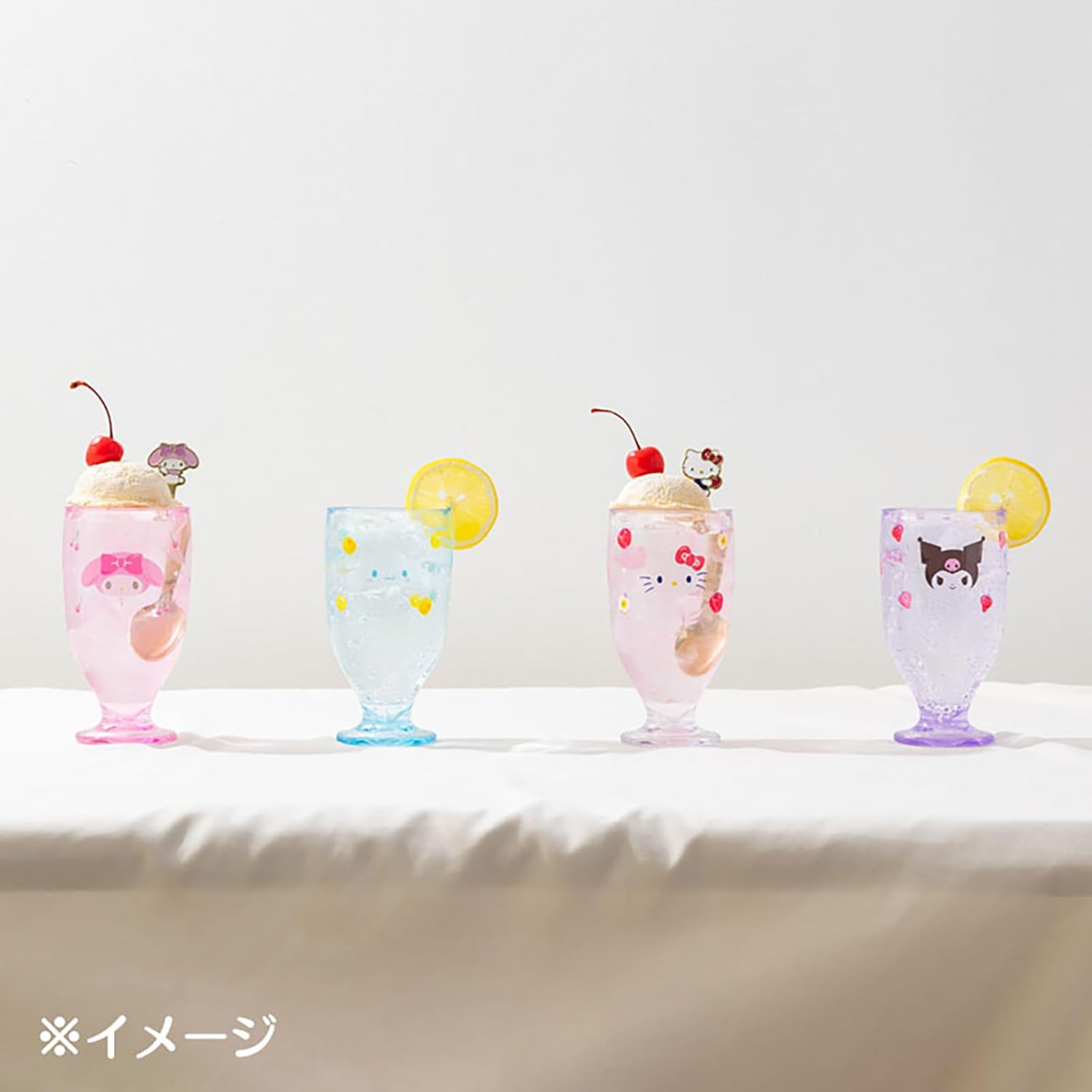 Sanrio 313262 Footed Cup, Cinnamoroll, AS Resin, Capacity: Approx. 11.6 fl oz (345 ml)