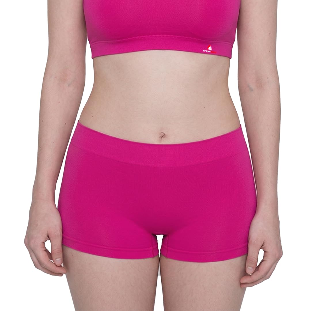 armersoul Women Seamless Boyshort Panty, Cotton Stretch, Soft Breathable Underwear, High Elastic, No VPL Comfort Shorts (Free Size - High Elastic Fabri, Soft Feel)-picture-19