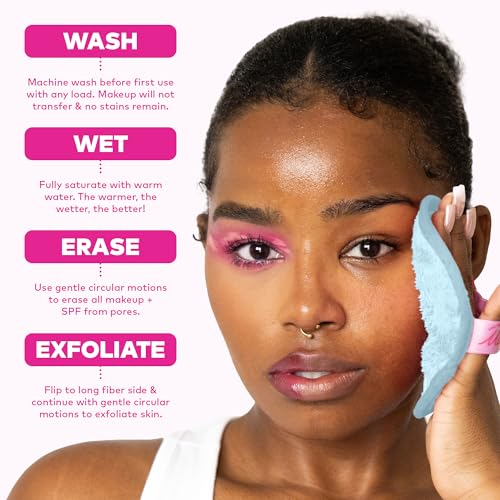 The Original MakeUp Eraser 7-Day Set, Erase All Makeup, Hello Kitty Skiing, 7ct - image 7
